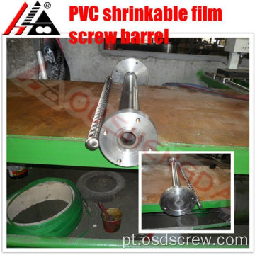 Tambor de rosca extrusora de plástico para fabricante de plástico de polipropileno Zhoushan